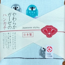 ガーゼ&パイルハンカチ